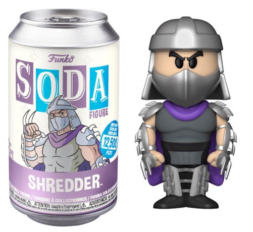 Figurine Funko Soda Tortues Ninja Shredder (Canette Rose)