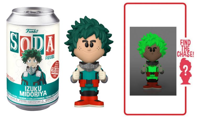 Figurine Funko Soda My Hero Academia Izuku Midoriya (Canette Verte)