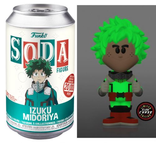 Figurine Funko Soda My Hero Academia Izuku Midoriya (Canette Verte) [Chase]