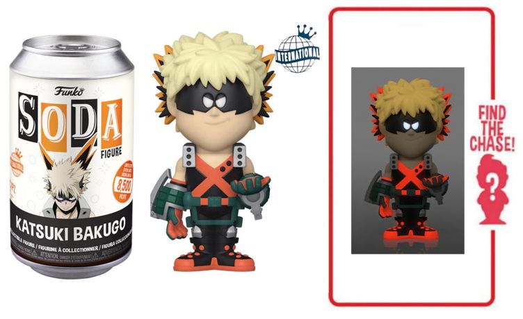 Figurine Funko Soda My Hero Academia Katsuki Bakugo (Canette Noire)