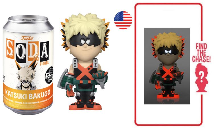 Figurine Funko Soda My Hero Academia Katsuki Bakugo (Canette Orange)