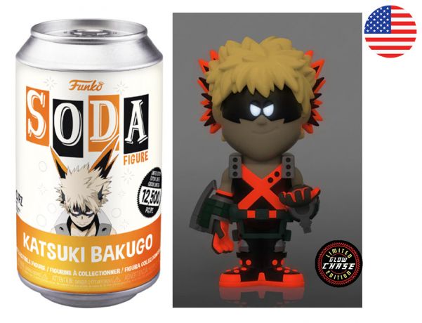 Figurine Funko Soda My Hero Academia Katsuki Bakugo (Canette Orange) [Chase]