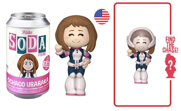 Figurine Funko Soda My Hero Academia Ochaco Uraraka (Canette Rose)