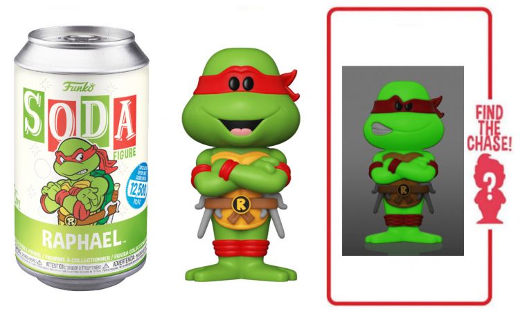 Figurine Funko Soda Tortues Ninja Raphael (Canette Verte)
