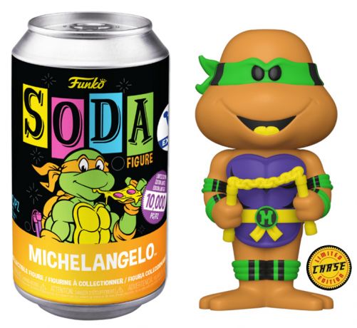 Figurine Funko Soda Tortues Ninja Michelangelo (Canette Orange) [Chase]