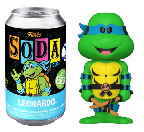 Figurine Funko Soda Tortues Ninja Leonardo (Canette Bleue)