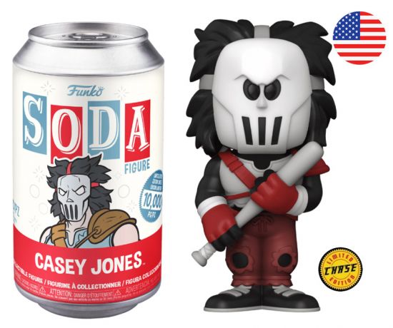 Figurine Funko Soda Tortues Ninja Casey Jones (Canette Rouge) [Chase]