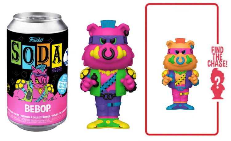 Figurine Funko Soda Tortues Ninja Bebop (Canette Rose)