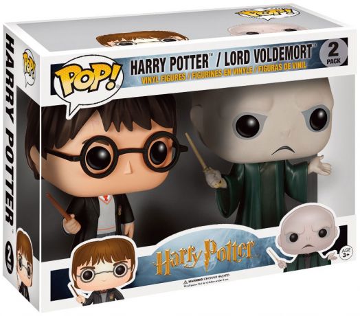 Figurine Funko Pop Harry Potter Harry Potter & Lord Voldemort - 2 Pack