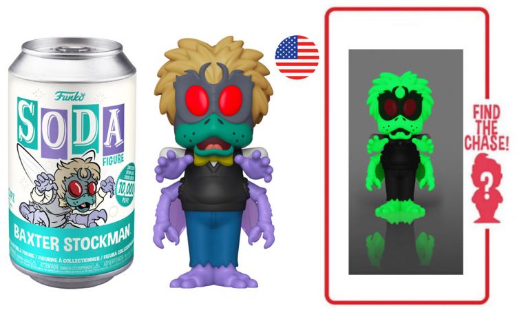 Figurine Funko Soda Tortues Ninja Baxter Stockman (Canette Bleue)