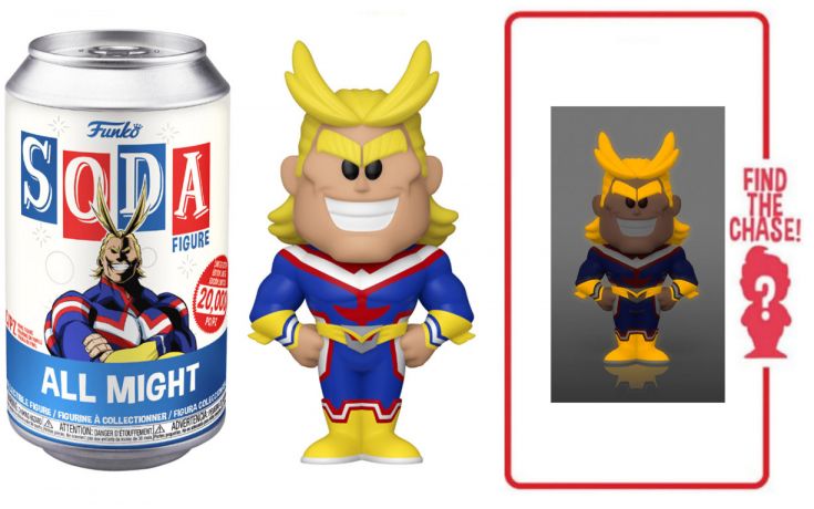 Figurine Funko Soda My Hero Academia All Might (Canette Bleue)