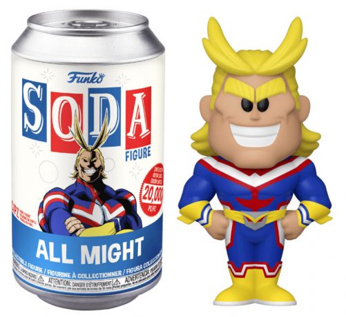 Figurine Funko Soda My Hero Academia All Might (Canette Bleue)