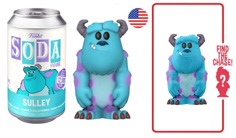 Figurine Funko Soda Monstres et Compagnie [Disney] Sulli (Canette Bleue)