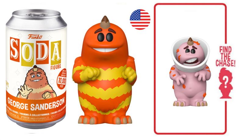Figurine Funko Soda Monstres et Compagnie [Disney] George Sanderson (Canette Orange)