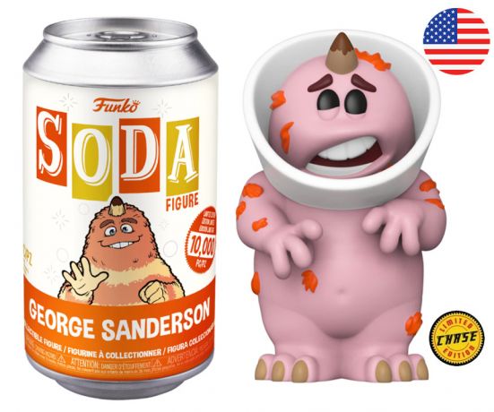 Figurine Funko Soda Monstres et Compagnie [Disney] George Sanderson (Canette Orange) [Chase]