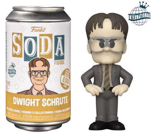 Figurine Funko Soda The Office Dwight Schrute (Canette Marron)