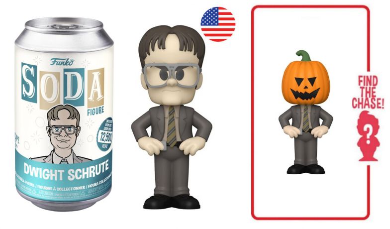 Figurine Funko Soda The Office Dwight Schrute (Canette Bleue)