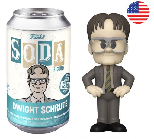 Figurine Funko Soda The Office Dwight Schrute (Canette Bleue)