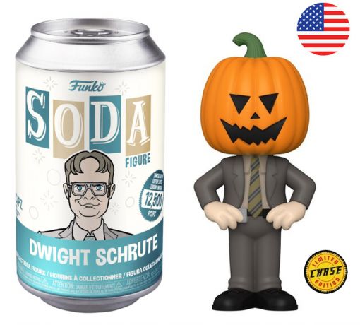 Figurine Funko Soda The Office Dwight Schrute (Canette Bleue) [Chase]