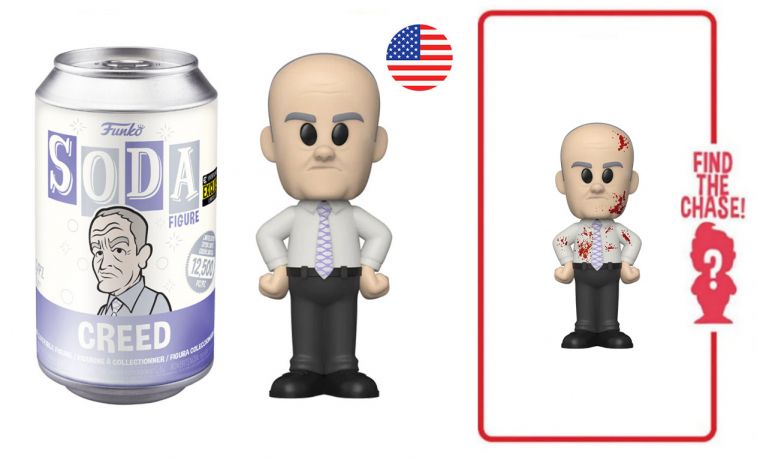 Figurine Funko Soda The Office Creed (Canette Violette)