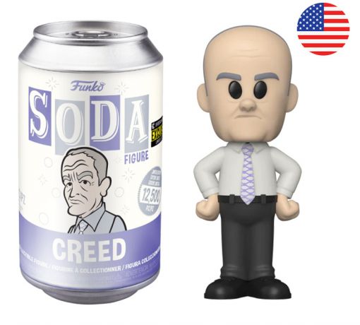 Figurine Funko Soda The Office Creed (Canette Violette)