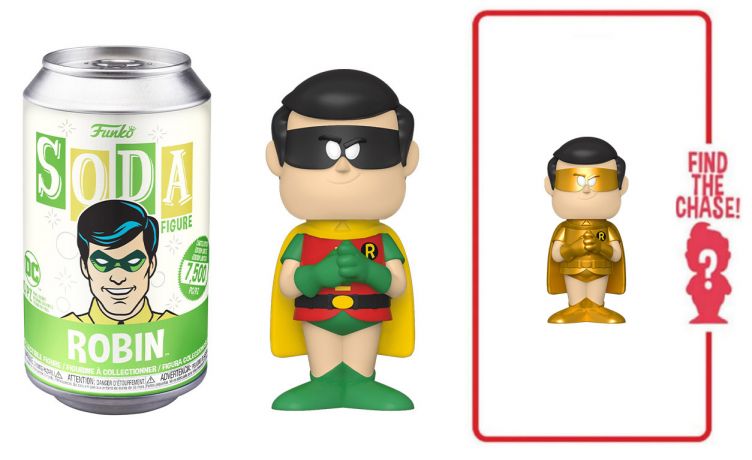 Figurine Funko Soda DC Comics Robin (Canette Verte)