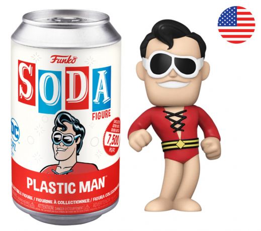 Figurine Funko Soda DC Comics Plastic Man (Canette Rouge)