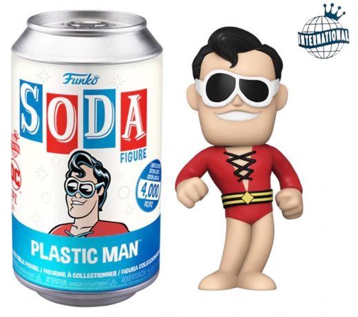 Figurine Funko Soda DC Comics Plastic Man (Canette Bleue)