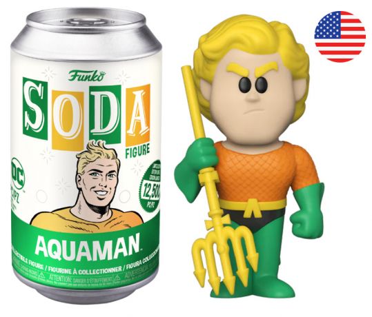 Figurine Funko Soda DC Comics Aquaman (Canette Verte)
