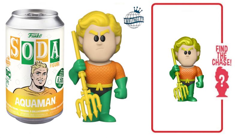 Figurine Funko Soda DC Comics Aquaman (Canette Orange)