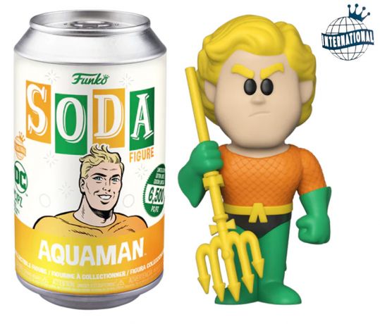 Figurine Funko Soda DC Comics Aquaman (Canette Orange)