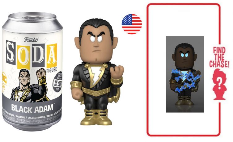 Figurine Funko Soda DC Comics Black Adam (Canette Grise)