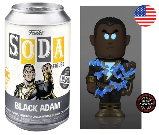 Figurine Funko Soda DC Comics Black Adam (Canette Grise) [Chase]