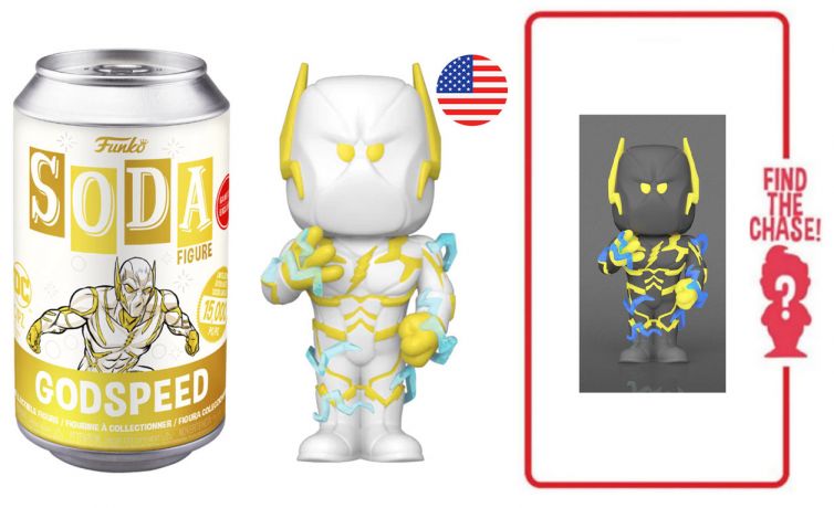 Figurine Funko Soda DC Comics Godspeed (Canette Jaune Or)