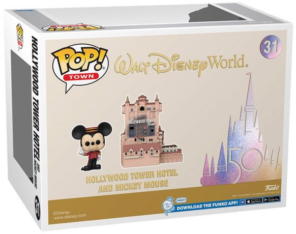 Figurine Funko Pop Walt Disney World 50ème Anniversaire  #31 Mickey The Hollywood Tower Hotel