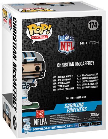 Figurine Funko Pop NFL #174 Christian McCaffrey