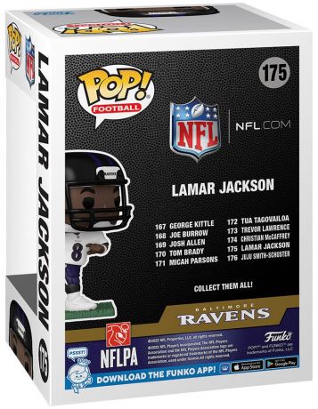 Figurine Funko Pop NFL #175 Lamar Jackson