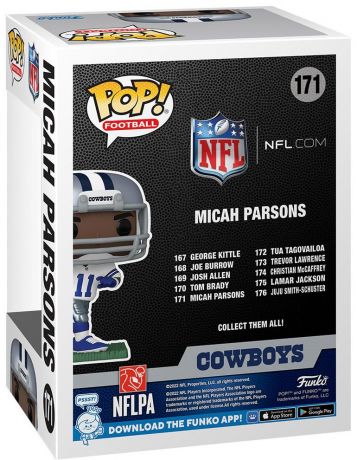 Figurine Funko Pop NFL #171 Micah Parsons