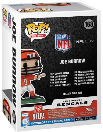 Figurine Funko Pop NFL #168 Joe Burrow