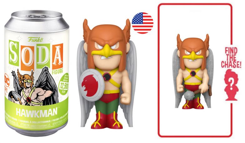 Figurine Funko Soda DC Comics Hawkman (Canette Verte)