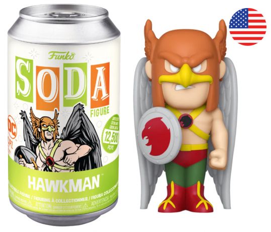 Figurine Funko Soda DC Comics Hawkman (Canette Verte)