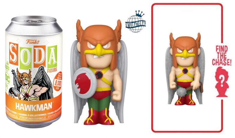 Figurine Funko Soda DC Comics Hawkman (Canette Orange)