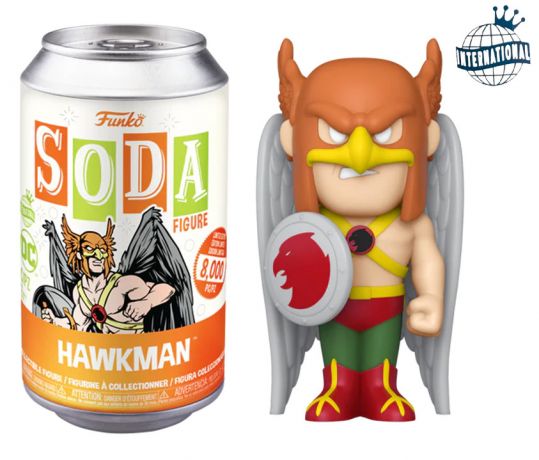 Figurine Funko Soda DC Comics Hawkman (Canette Orange)