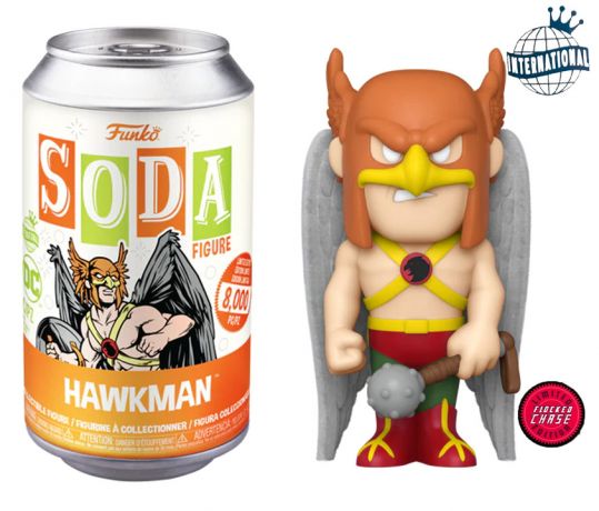 Figurine Funko Soda DC Comics Hawkman (Canette Orange) [Chase]