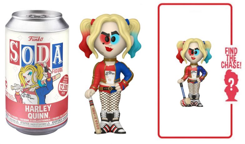Figurine Funko Soda DC Comics Harley Quinn (Canette Rose)