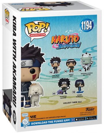 Figurine Funko Pop Naruto #1194 Kiba avec Akamaru