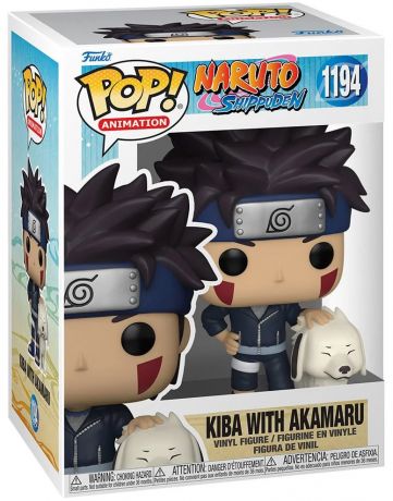 Figurine Funko Pop Naruto #1194 Kiba avec Akamaru