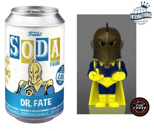 Figurine Funko Soda DC Comics Dr. Fate (Canette Bleue) [Chase]