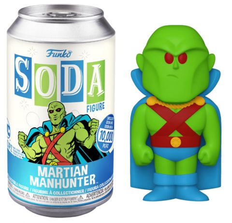 Figurine Funko Soda DC Comics Martian Manhunter (Canette Bleue)