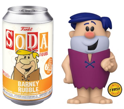 Figurine Funko Soda Hanna-Barbera Barney Rubble (Canette Orange) [Chase]
